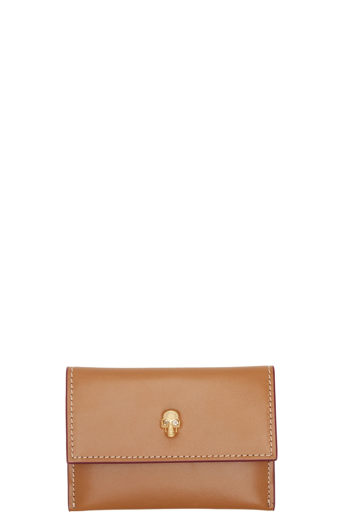 Tan Skull Envelope Card Holder