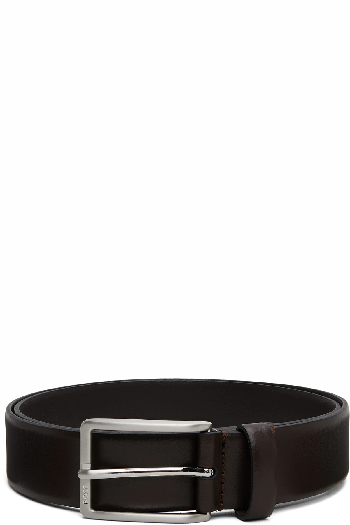 Brown Pin-Buckle Leather Belt