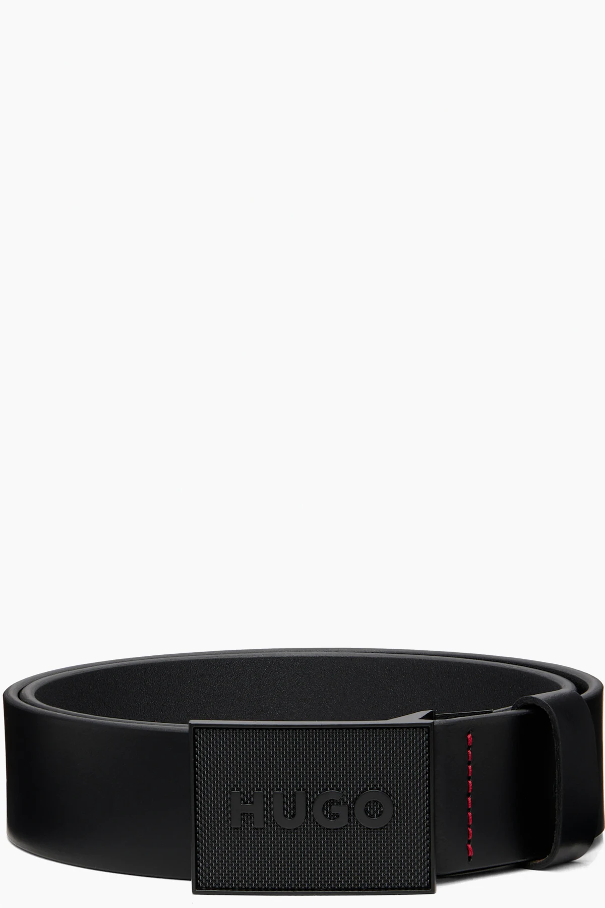 Black Buffalo Leather Belt