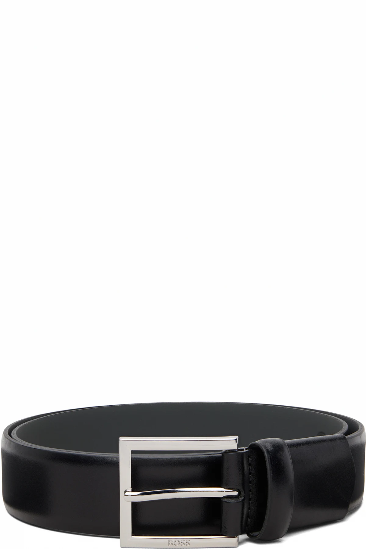 Black 'BOSS Performance' Leather Belt