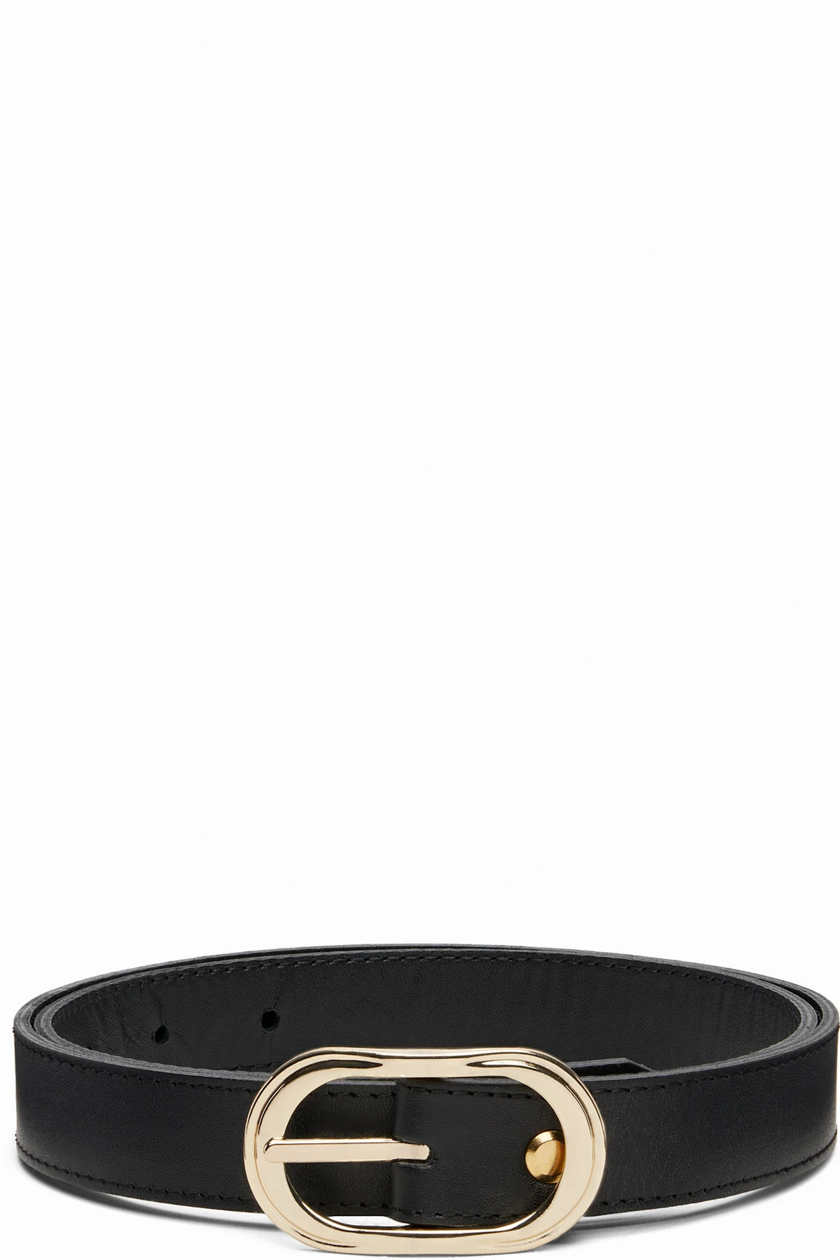 Black Gold Buckle Belt