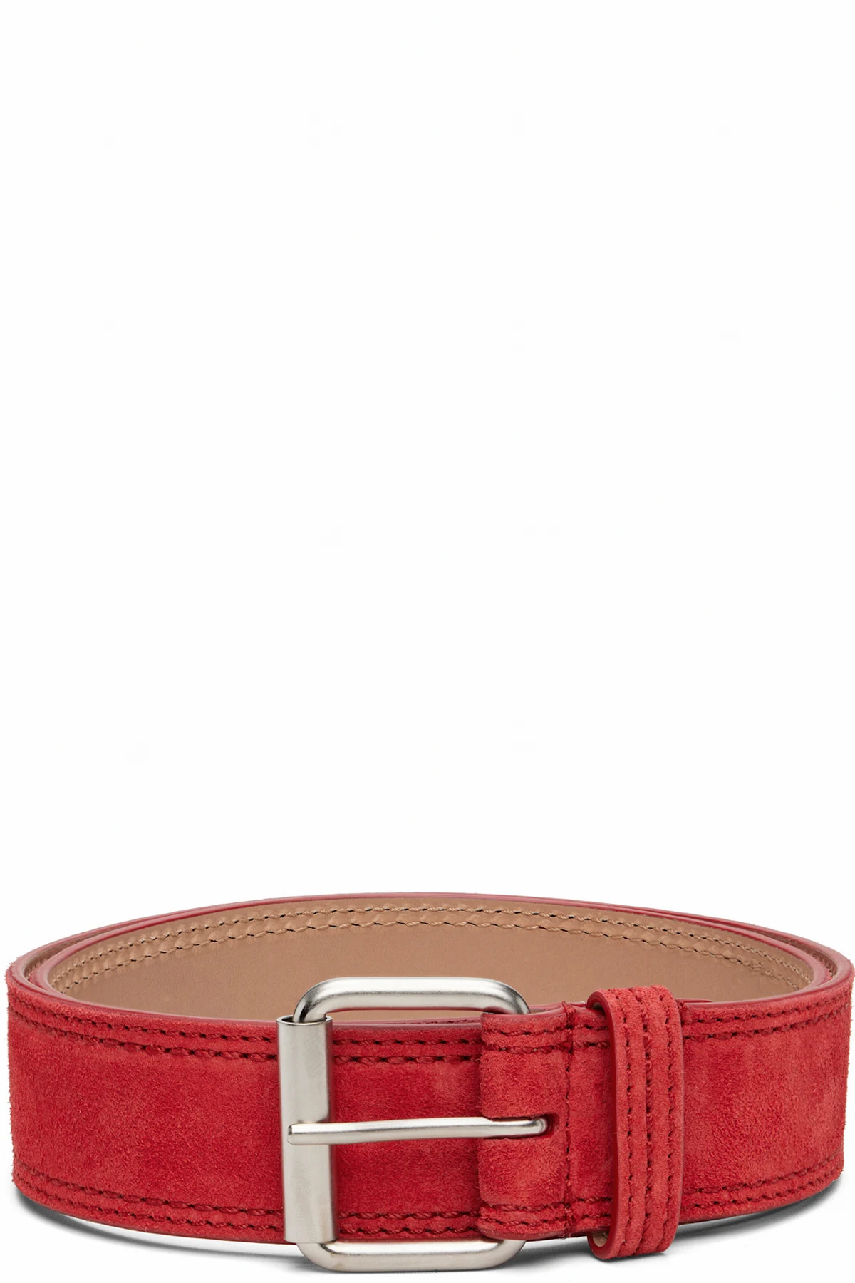 Red Suede Belt