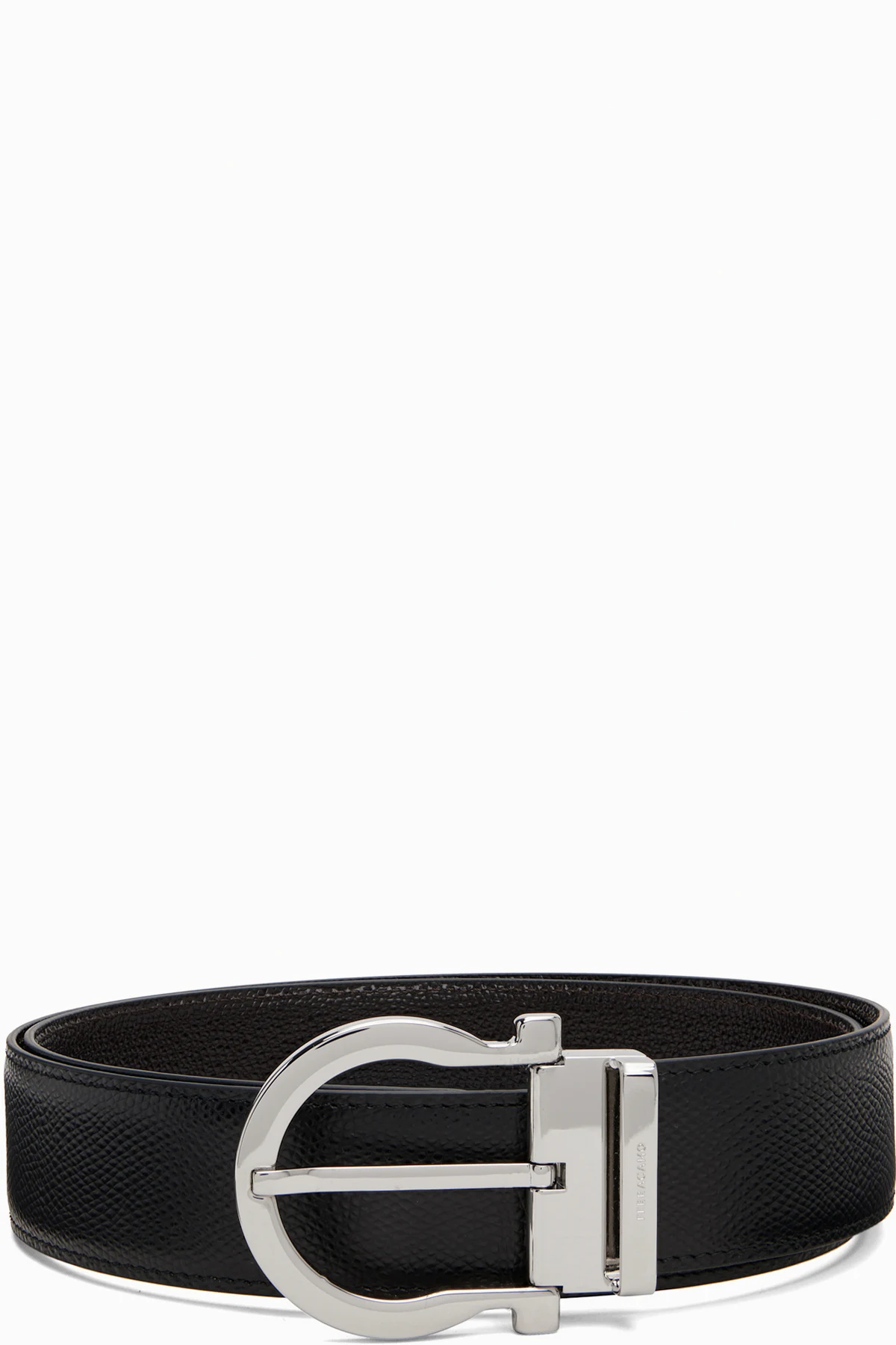 Black Adjustable Reversible Belt