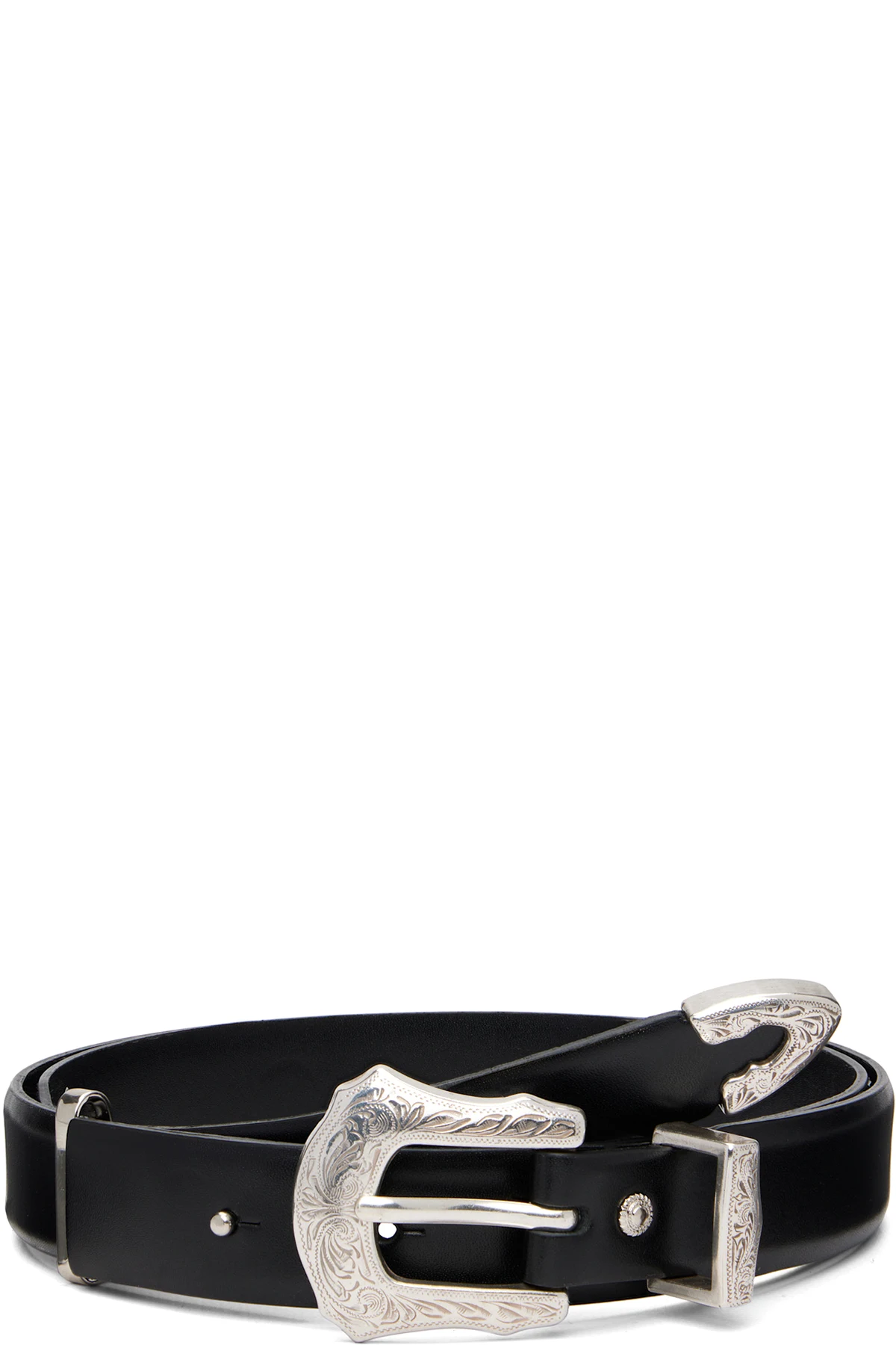 Black Metal Buckle Belt