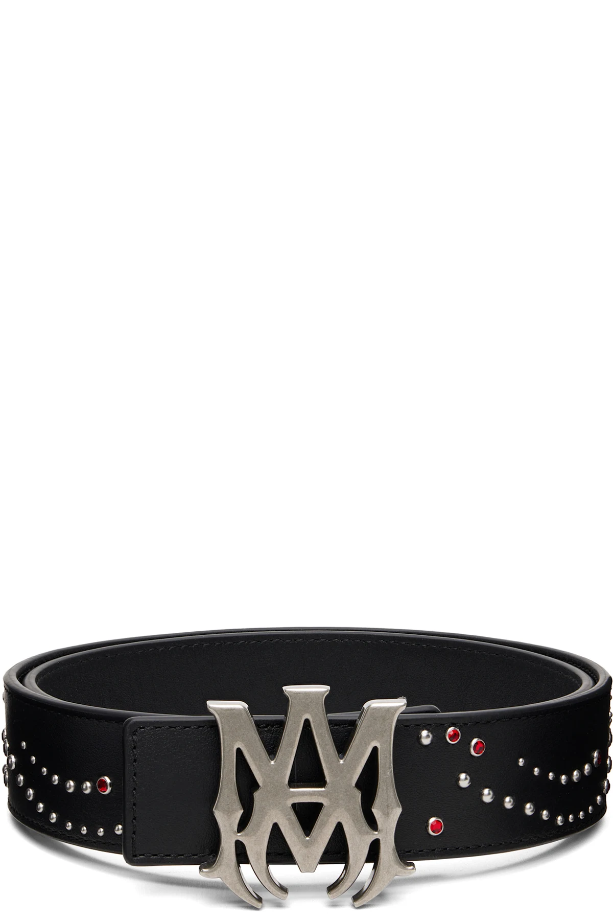 Black MA Stud 4cm Belt