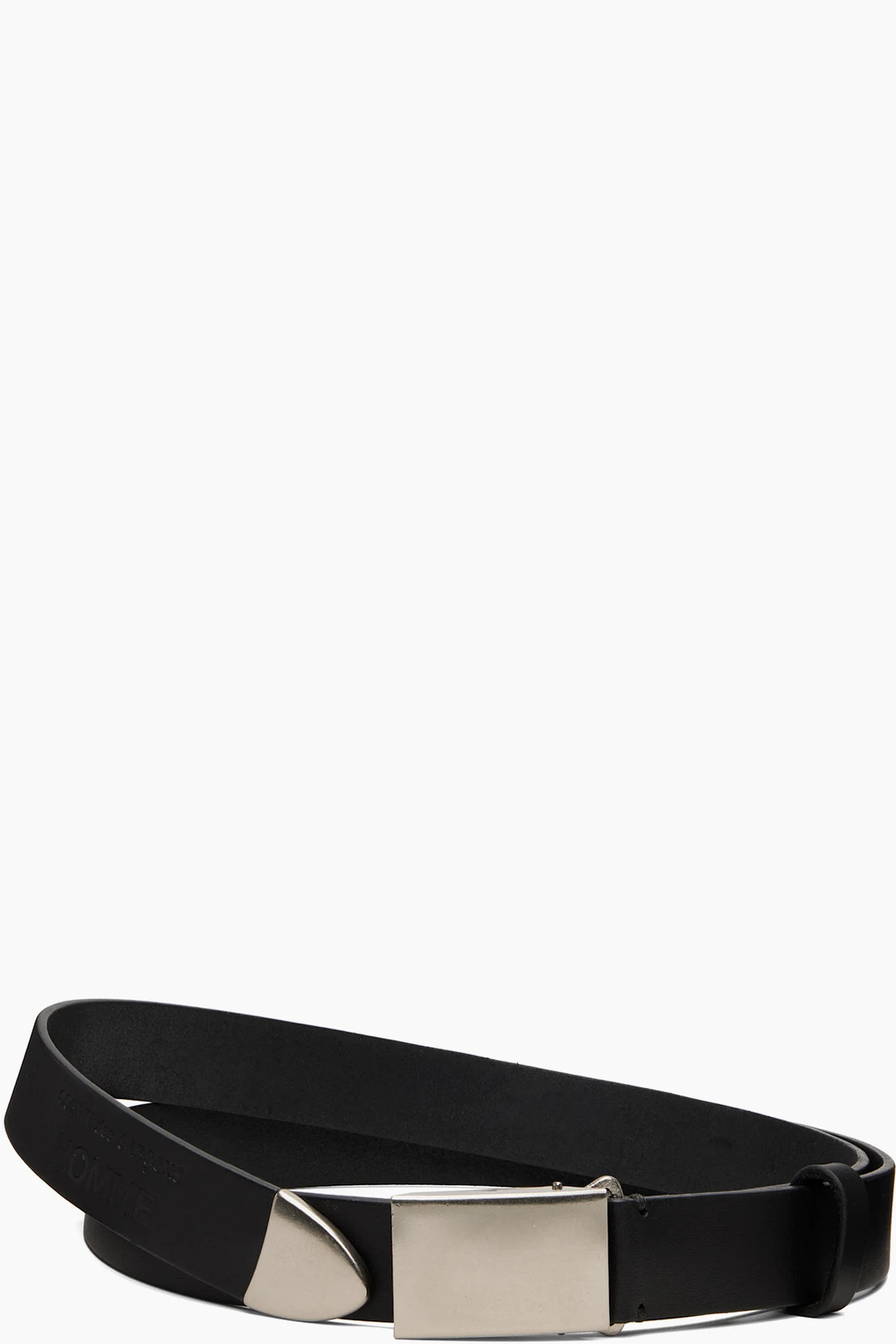 Black Steer Oil Smooth 30 MM Belt