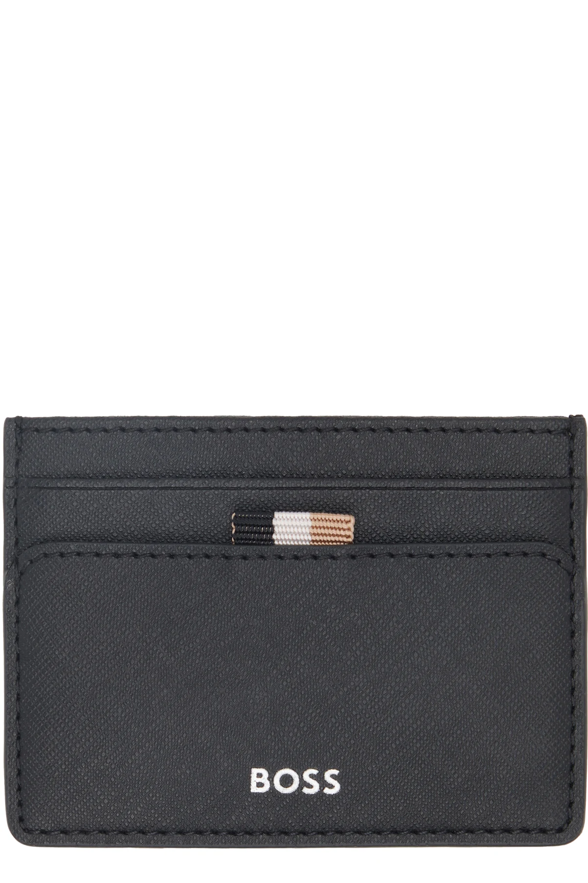 Black Saffiano Leather Card Holder