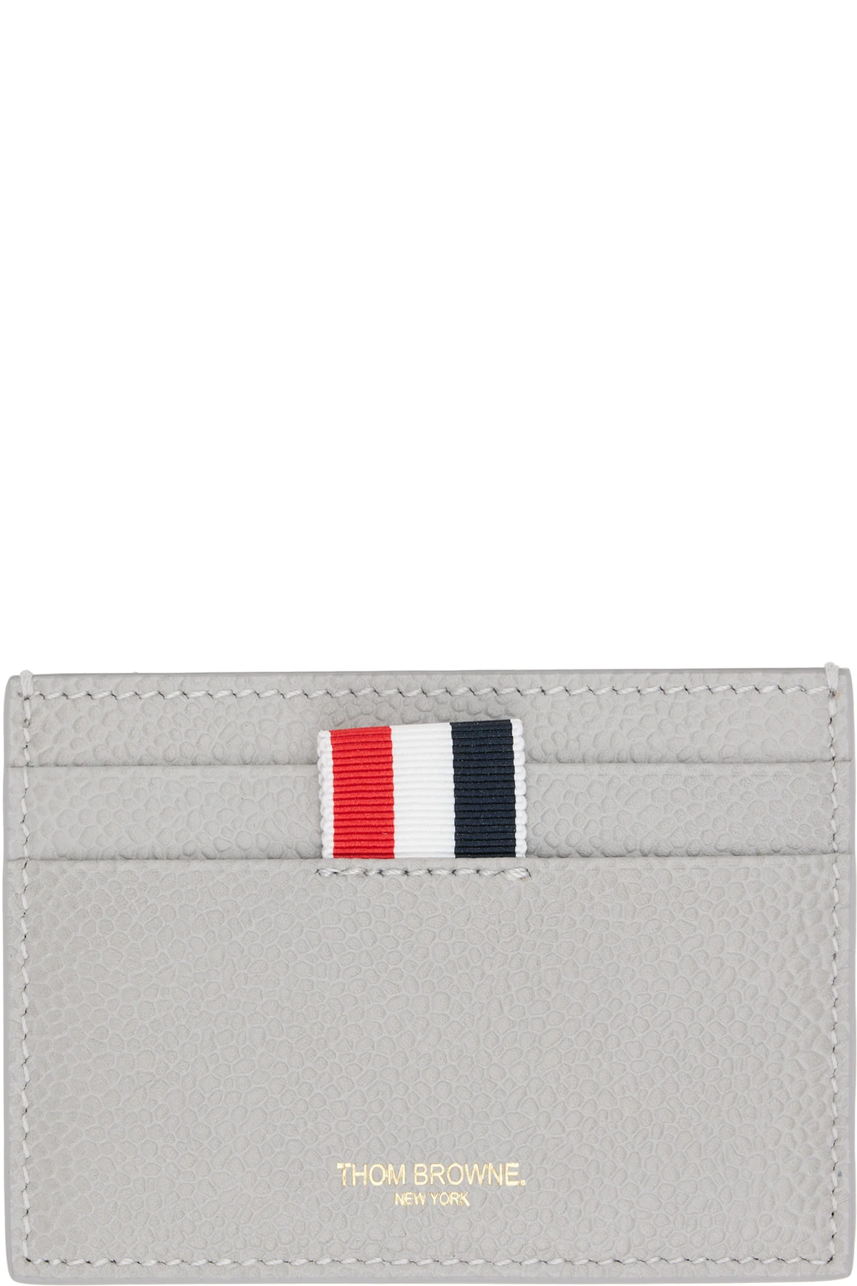 Gray Side 4-Bar Stripe Card Holder