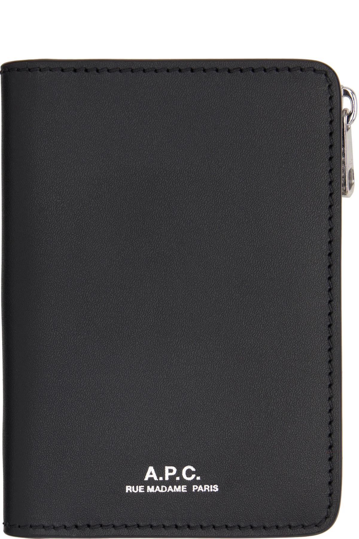 Black Stefan Zip Card Holder
