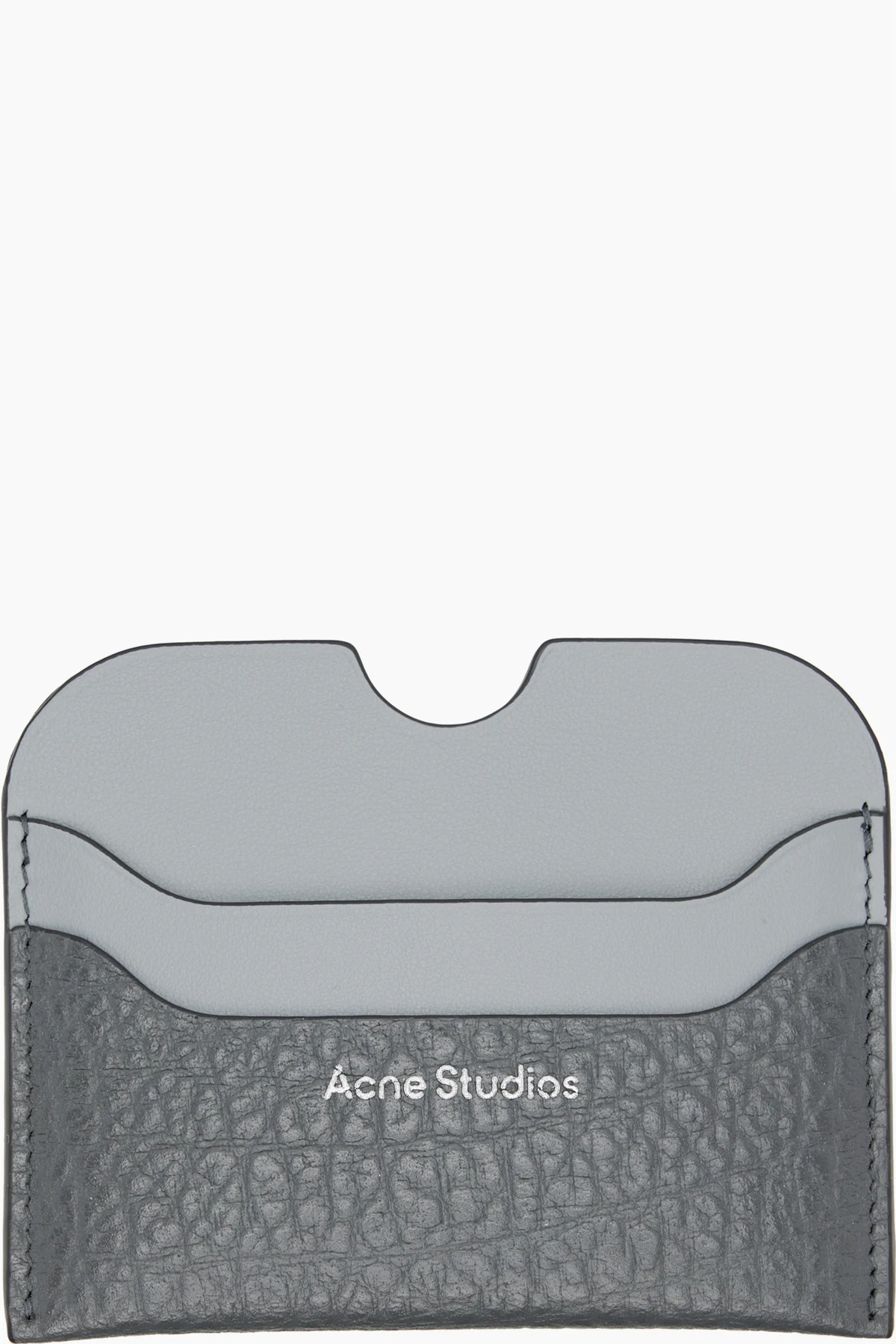 Gray Large Bicolor Card Holder