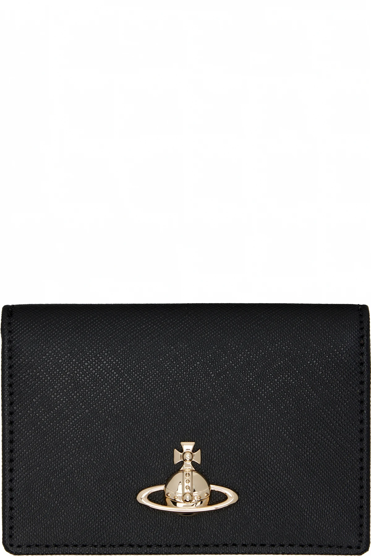 Black Saffiano Card Holder