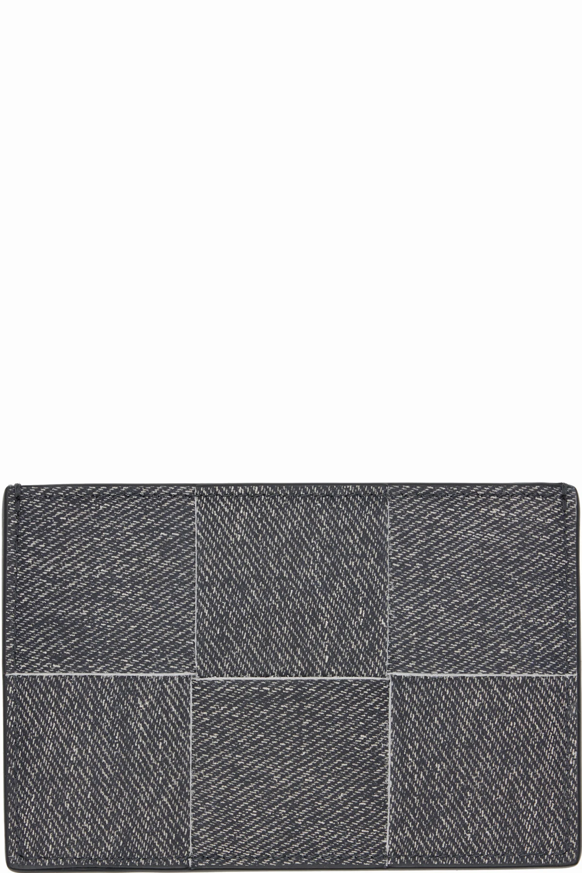 Gray Cassette Slim Flap Card Holder