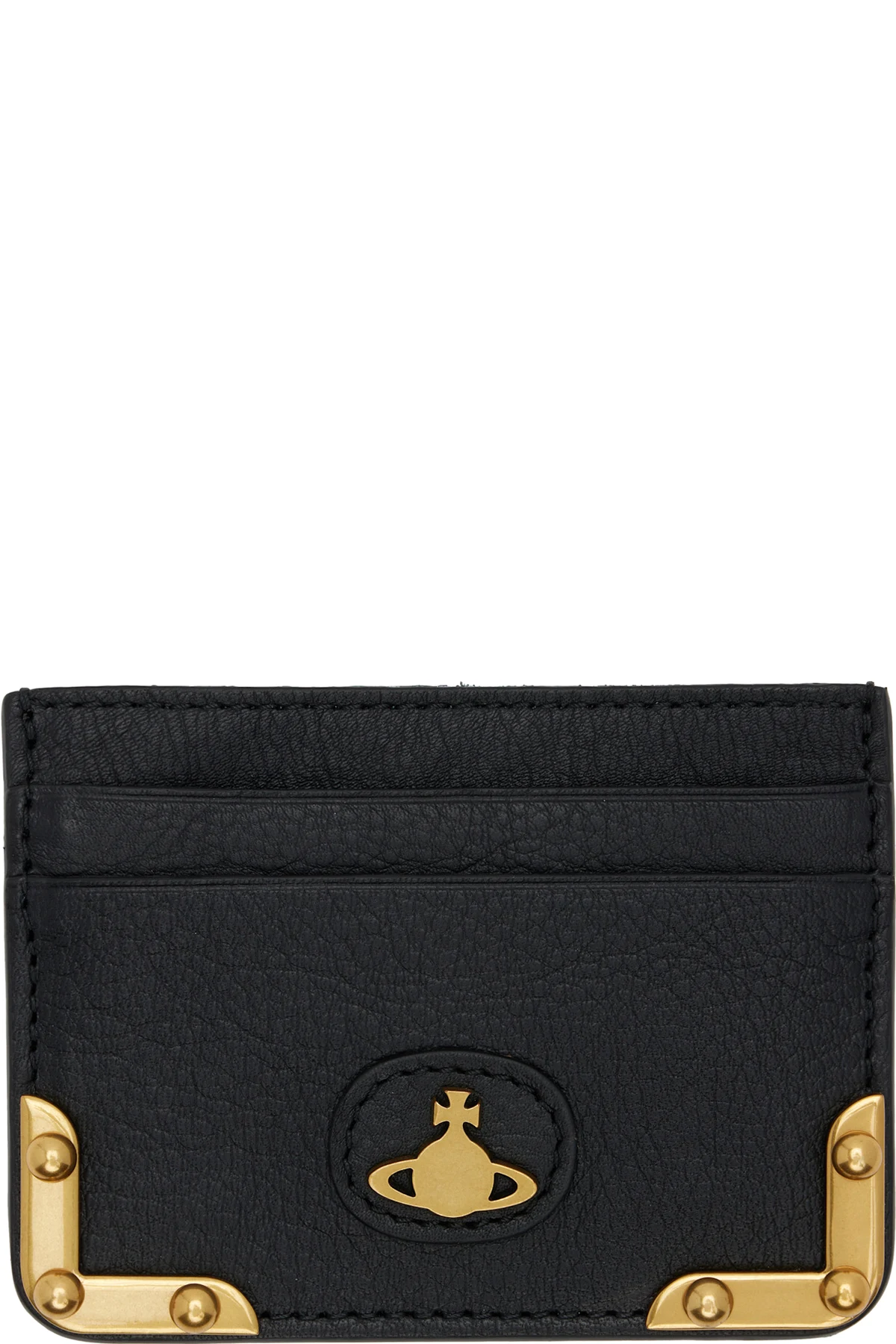 Black Flat Orb Card Holder