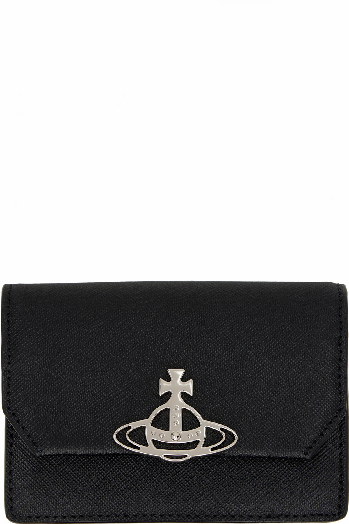 Black Saffiano Business Card Holder