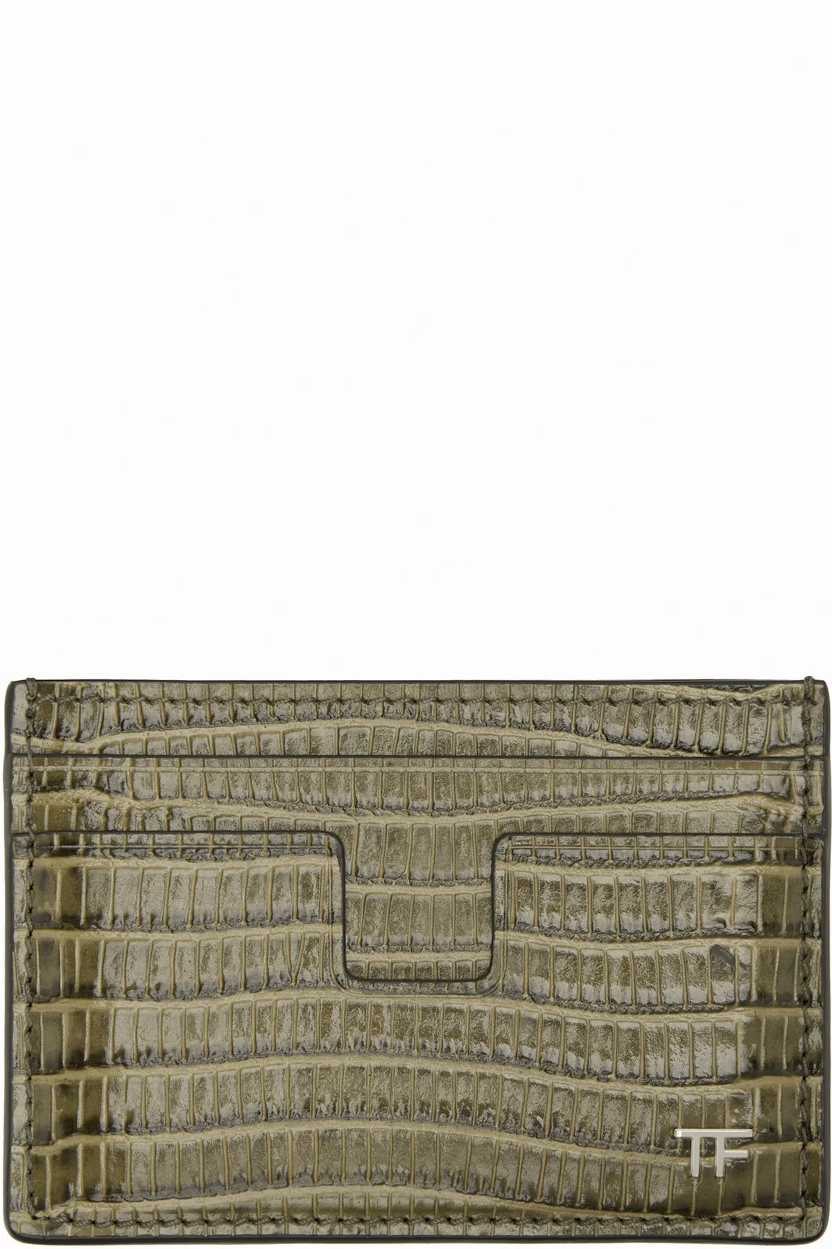 Khaki T Line Card Holder