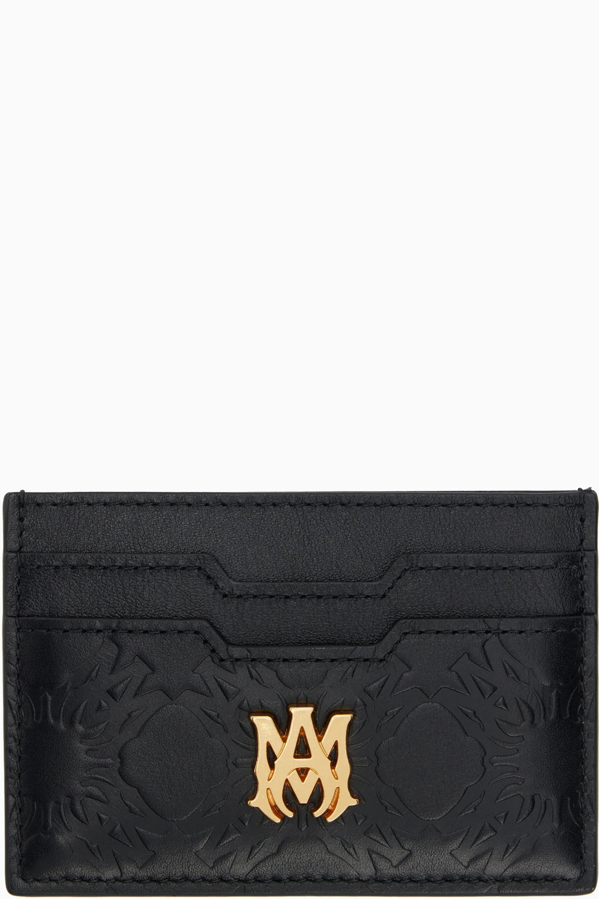 Black MA Quad Leather Card Holder