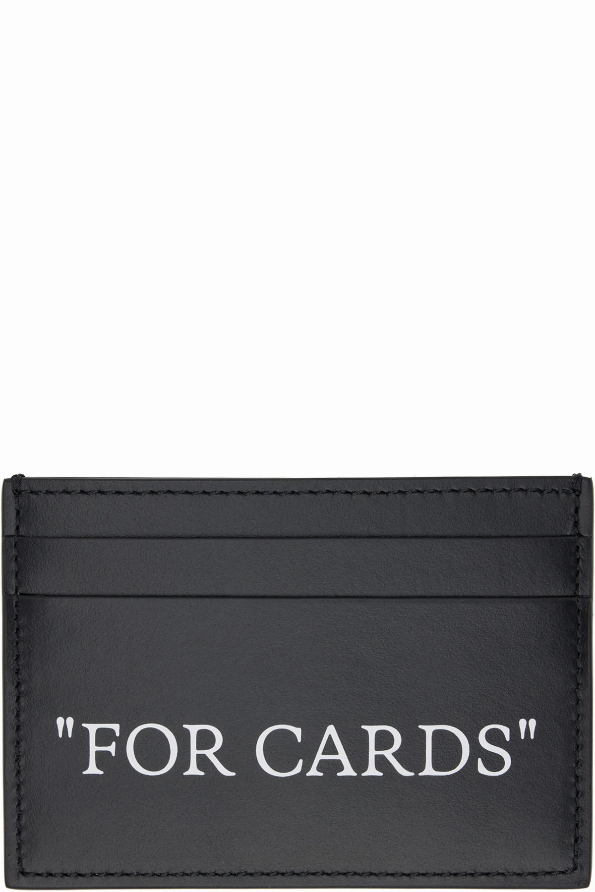Black Quote Card Holder