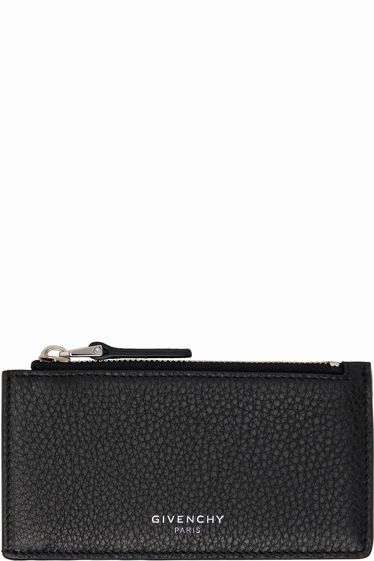 Black Zipped Card Holder