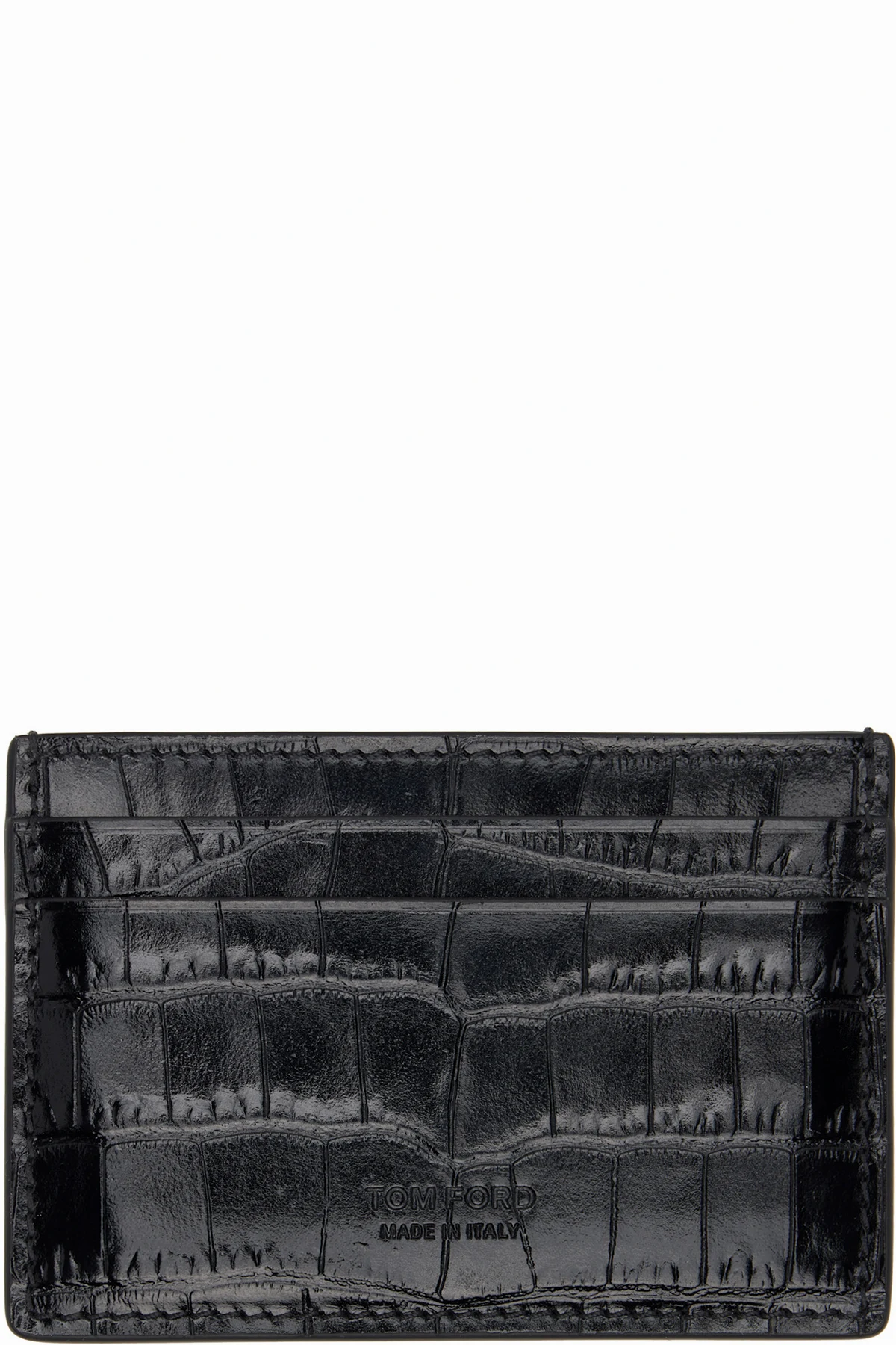 Black Exotic Line Classic Card Holder