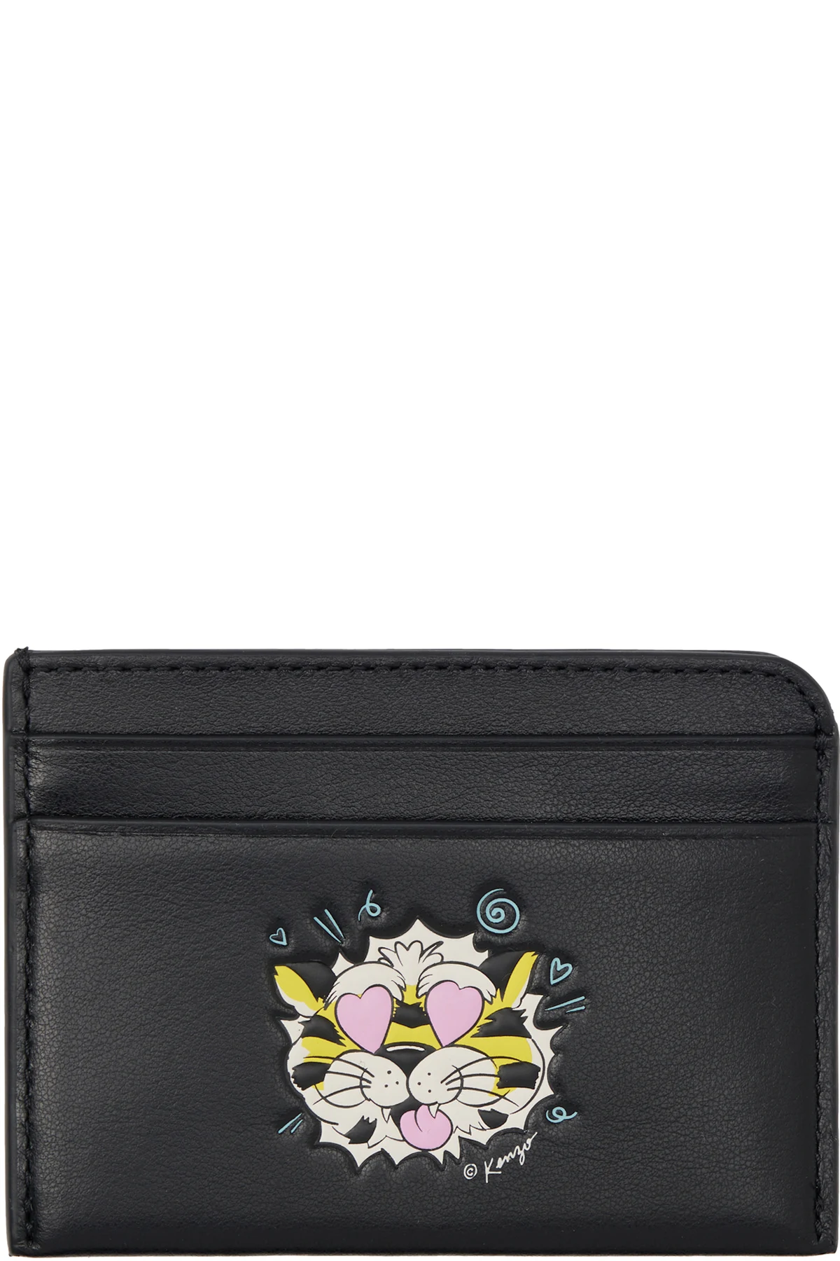 Black Kenzo Paris 'KENZO Wild Tiger' Card Holder