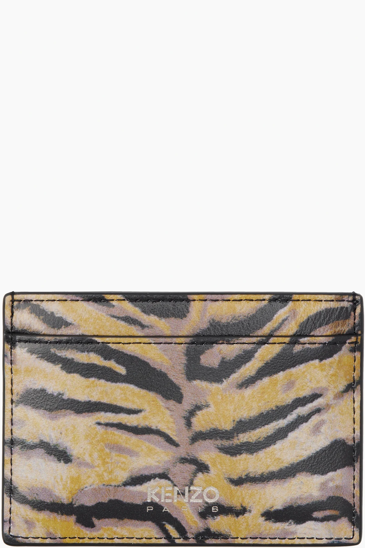 Yellow Kenzo Paris 'KENZO Tiger' Card Holder