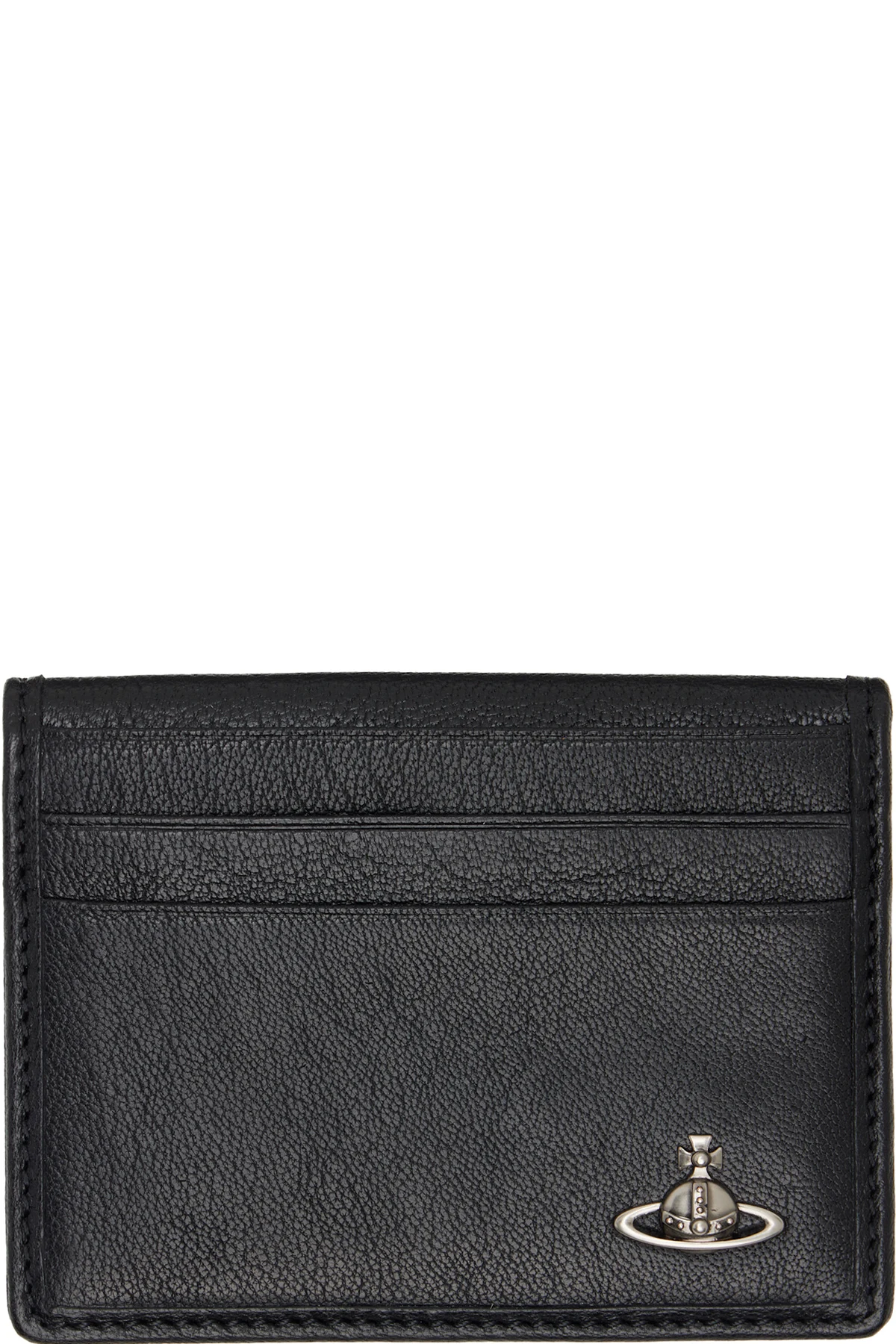 Black Bifold Leather Man Card Holder