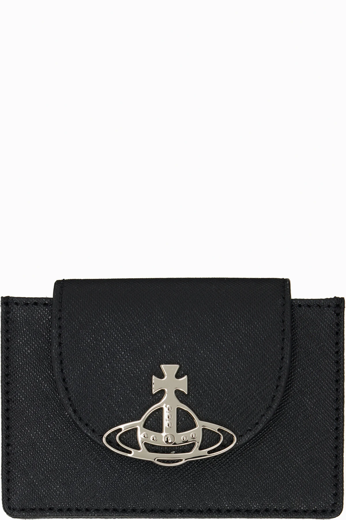 Black Flap Card Holder