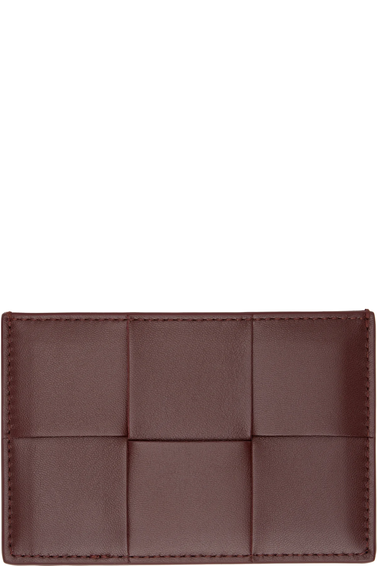 Burgundy Cassette Credit Card Holder