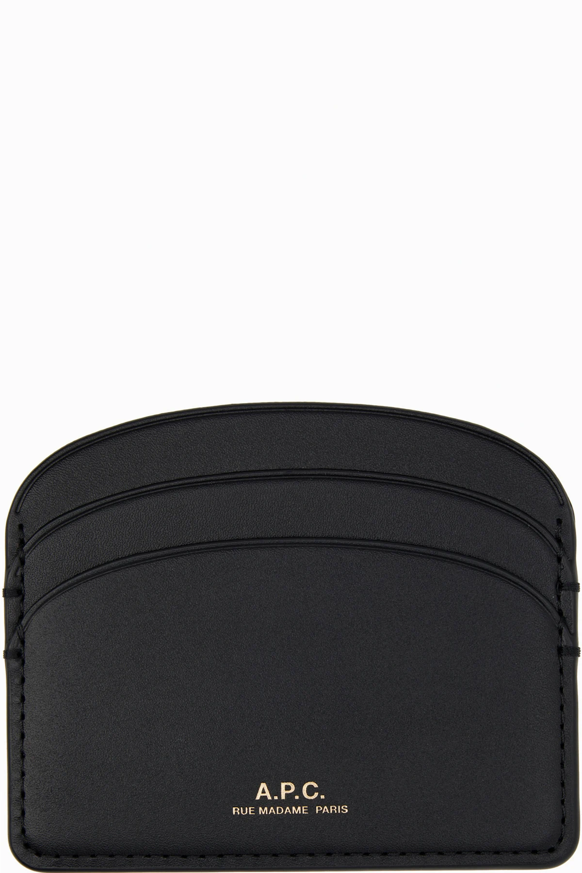 Black Demi-Lune Card Holder