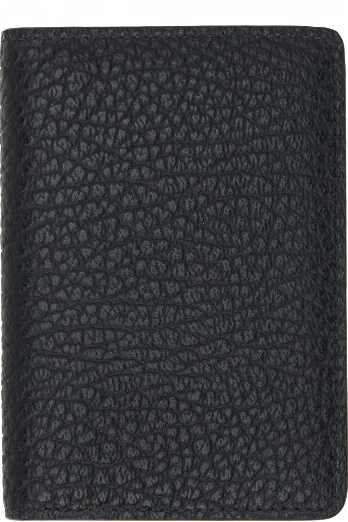 Black Slim 2 Grainy Leather Card Holder