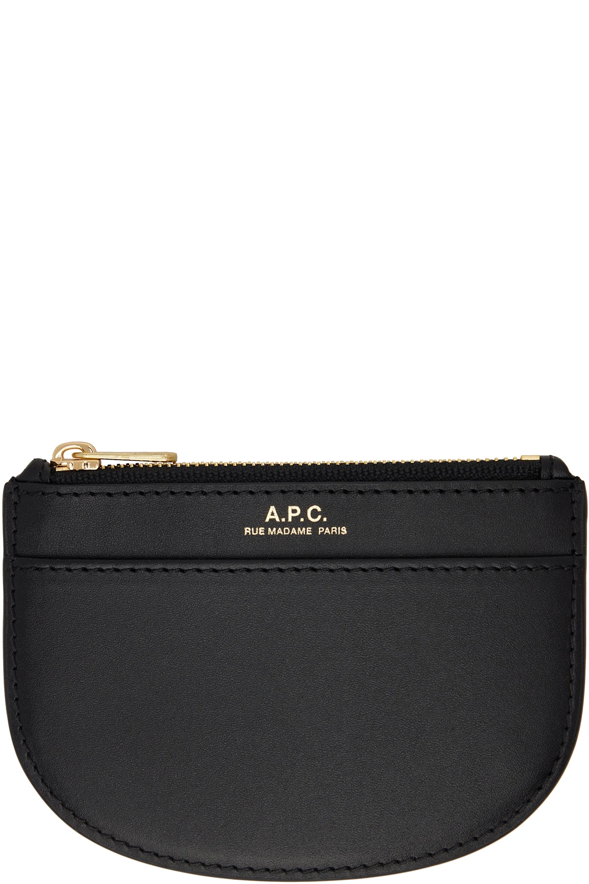 Black Demi-Lune New Coin Card Holder