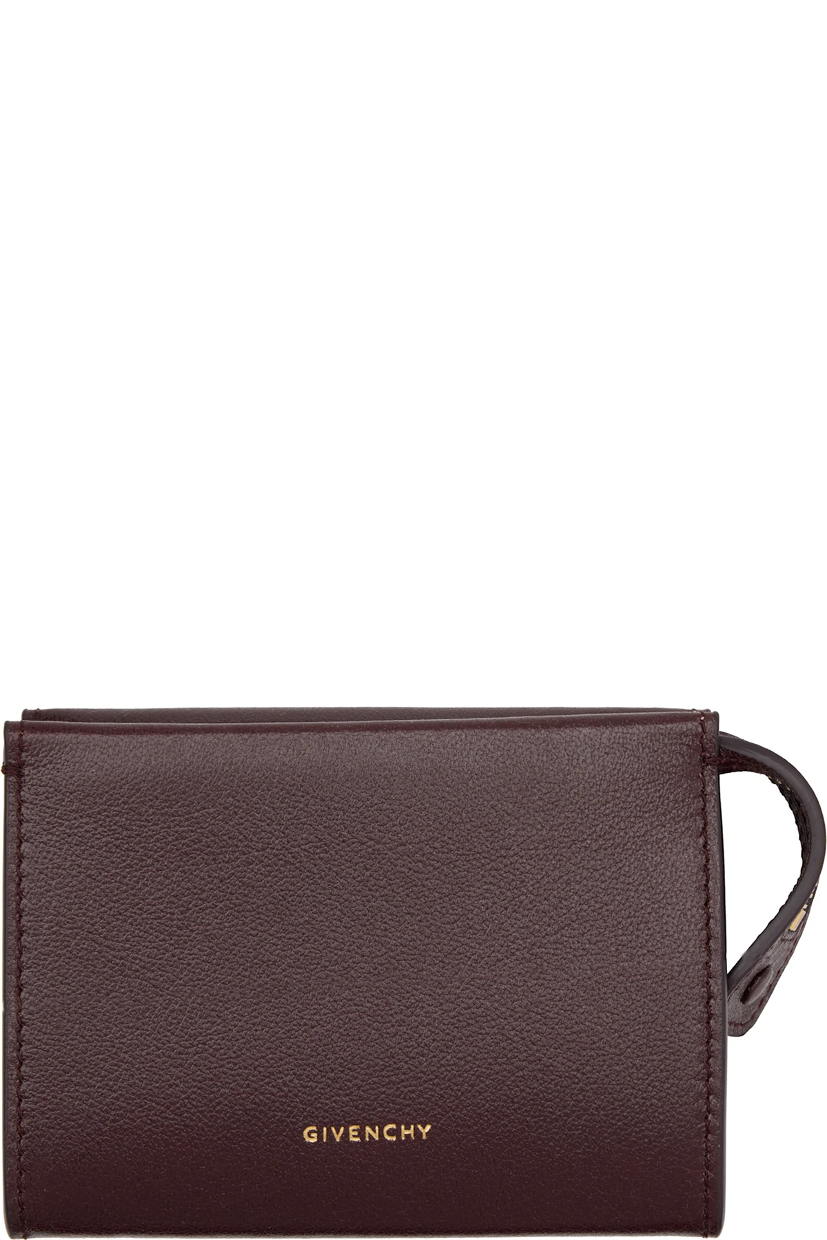 Burgundy Day Zipped Card Holder