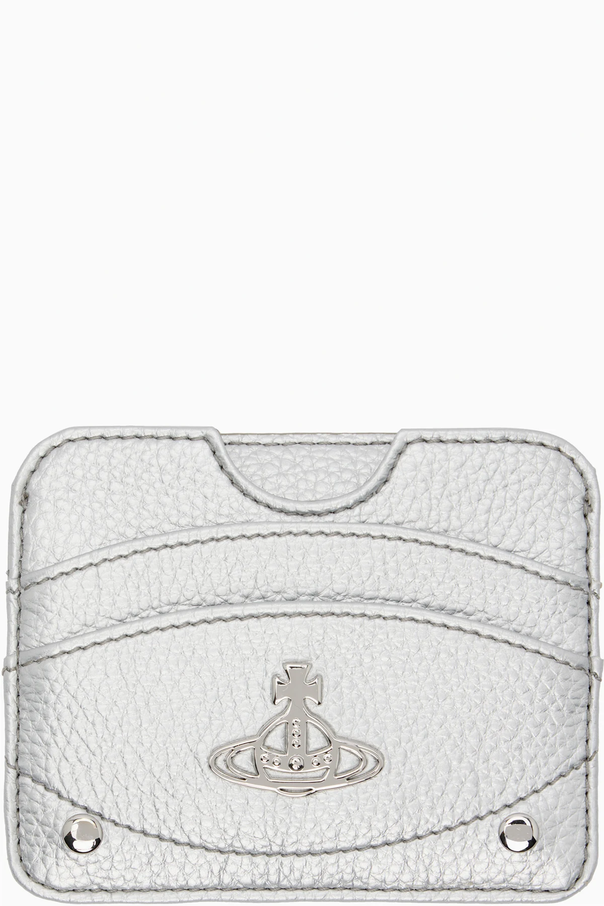 Silver Half Moon Card Holder