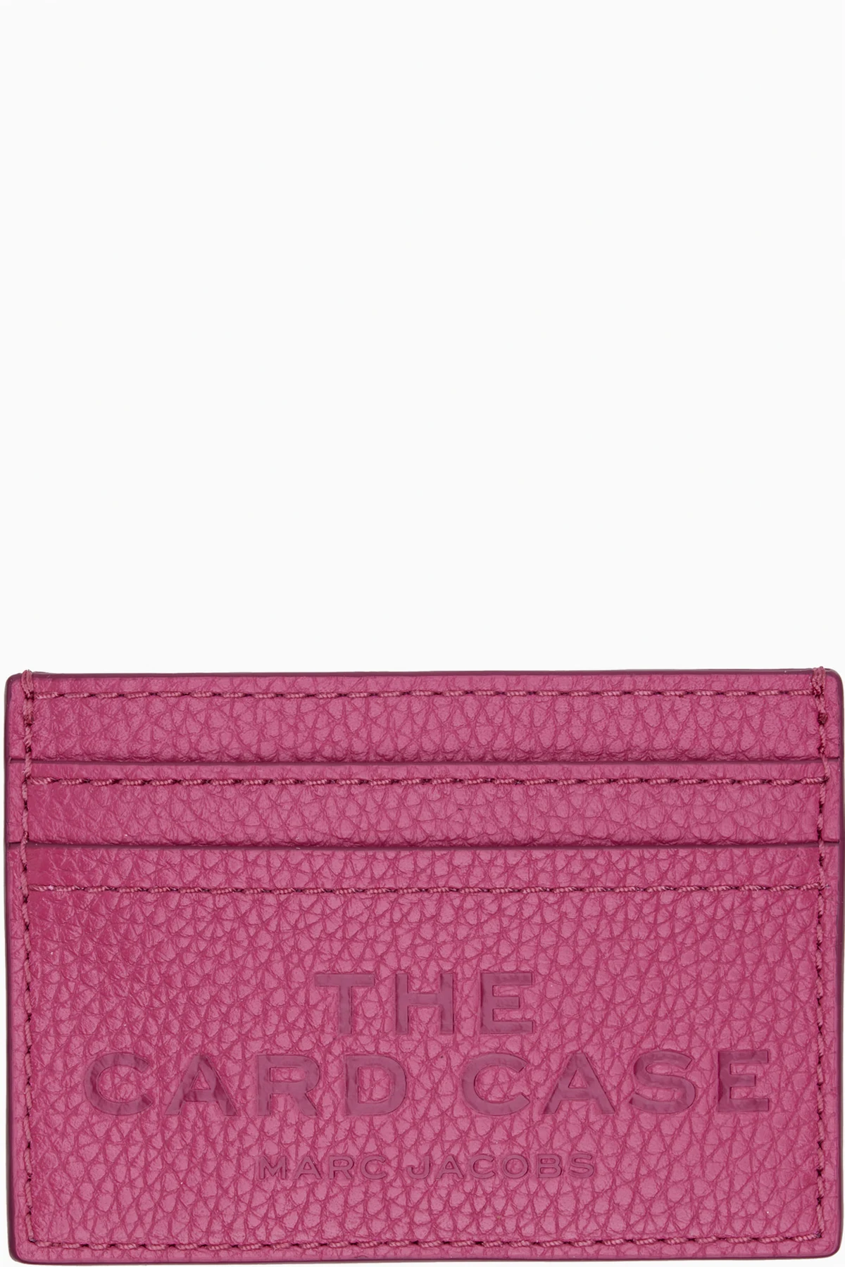 Pink 'The Leather Card Case' Card Holder