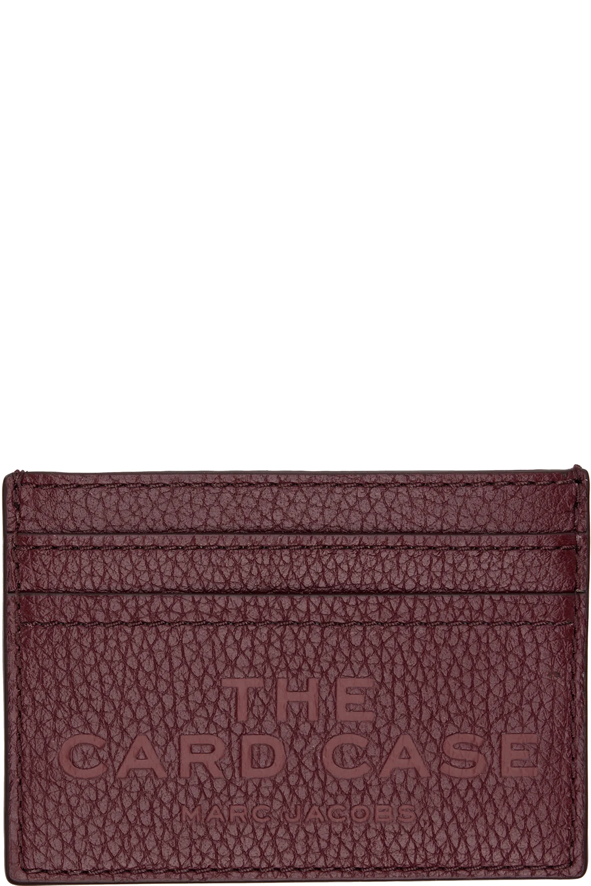 Burgundy 'The Leather Card Case' Card Holder