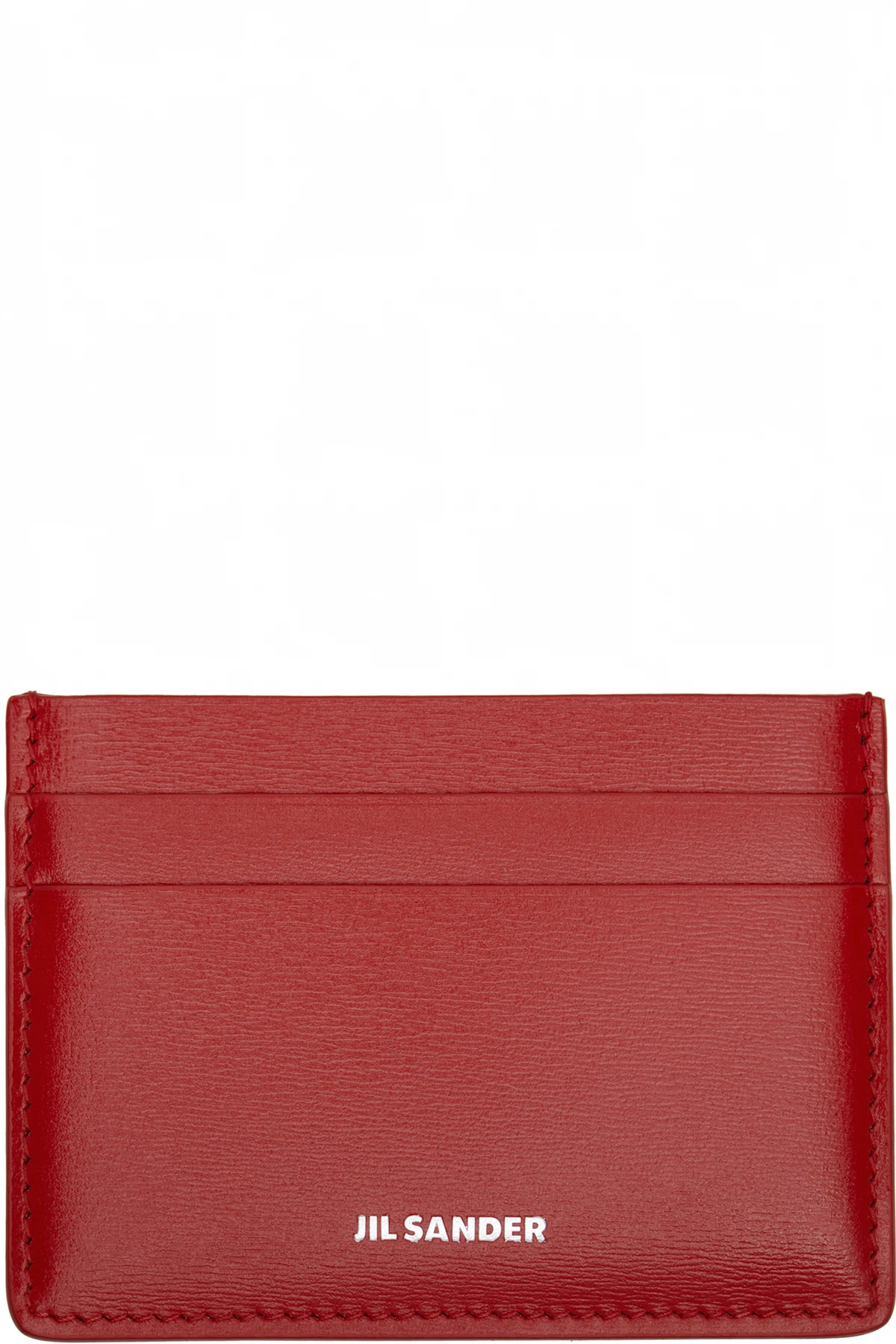 Red Logo Stamp Card Holder