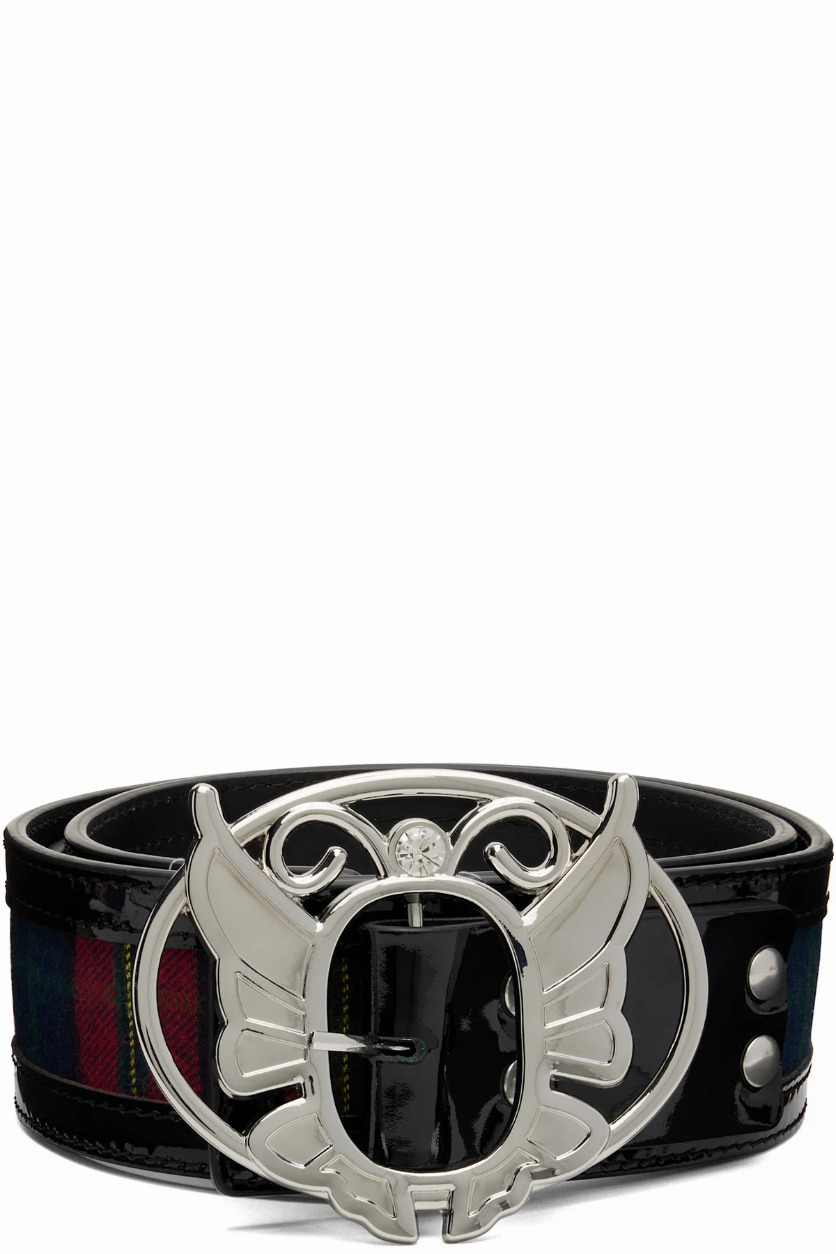 Black & Red Tartan Belt