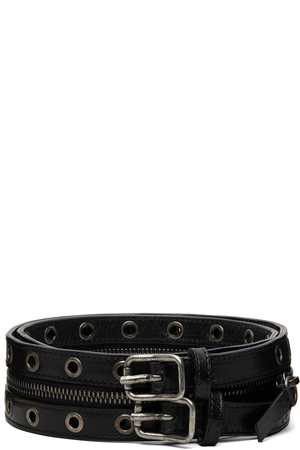 Black Zipper Belt