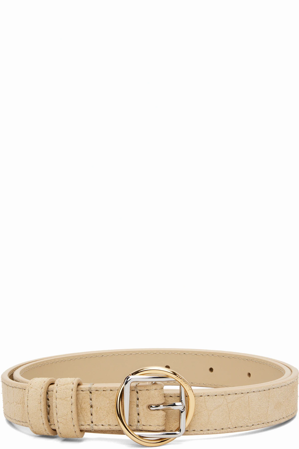Beige 'The thin Salon' Belt