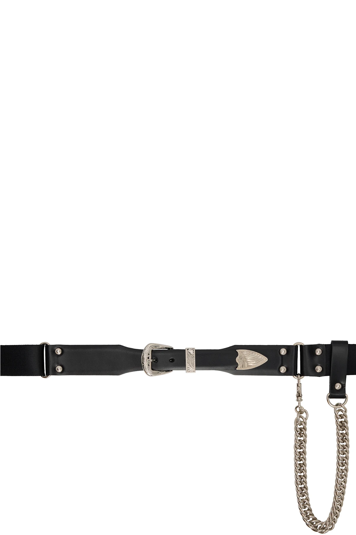 Black Nylon Buckle Belt