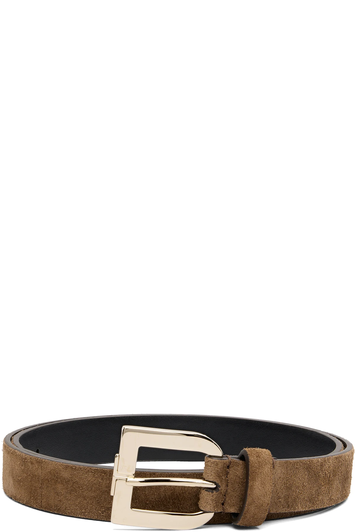 Brown Suede Calf Belt