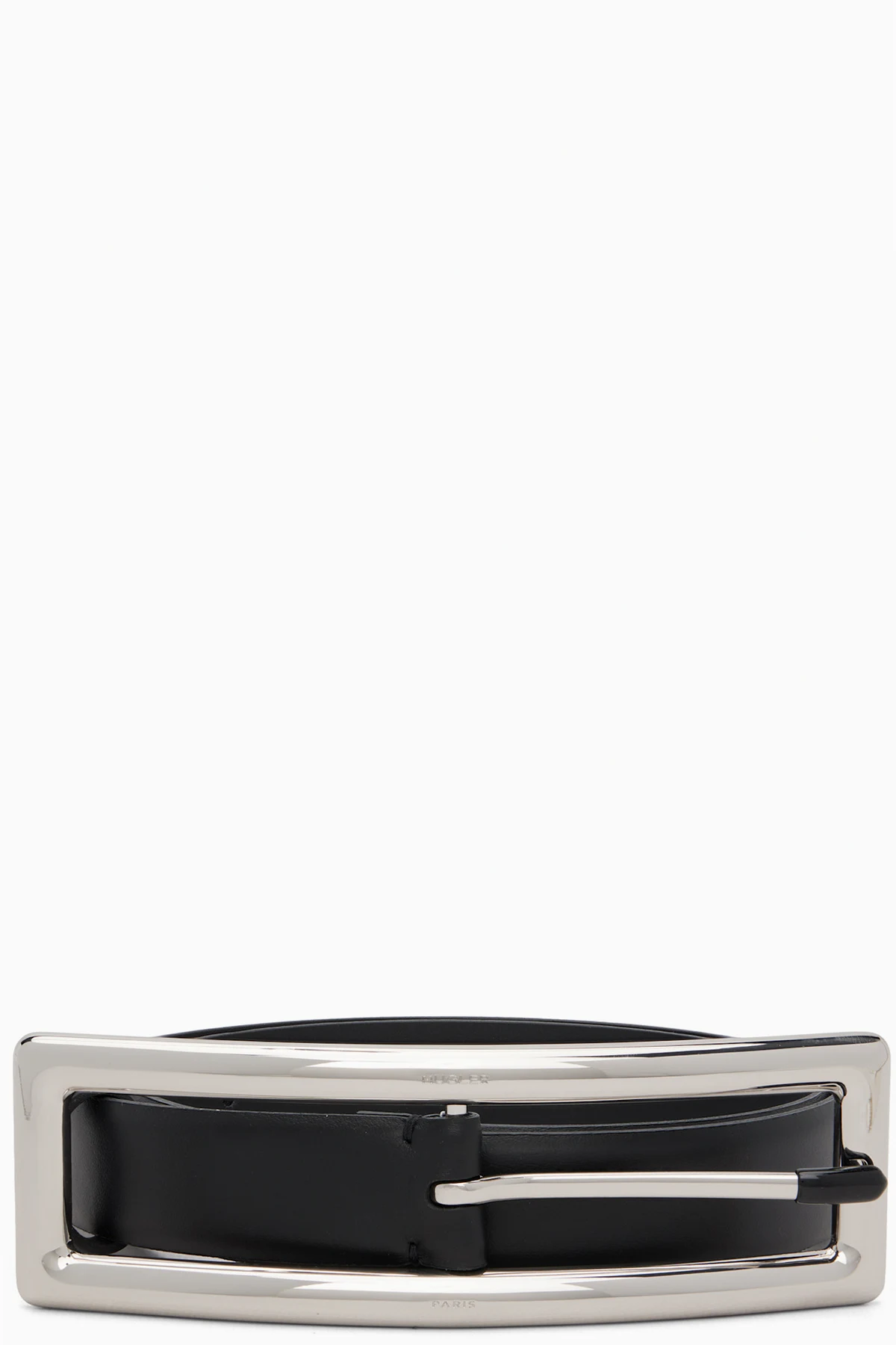 Black Rectangle Buckle Belt