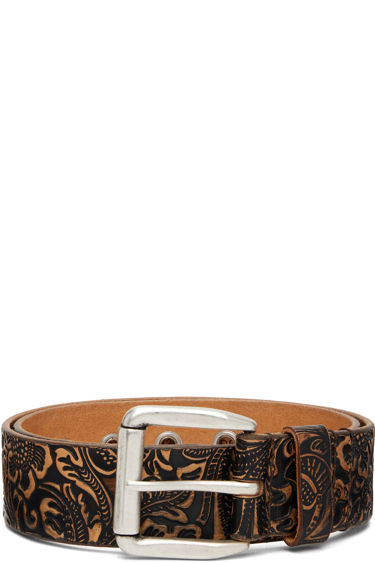 Black & Tan 4cm Belt