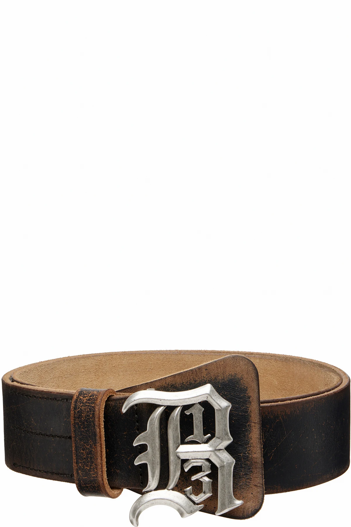 Brown Logo Buckle Belt