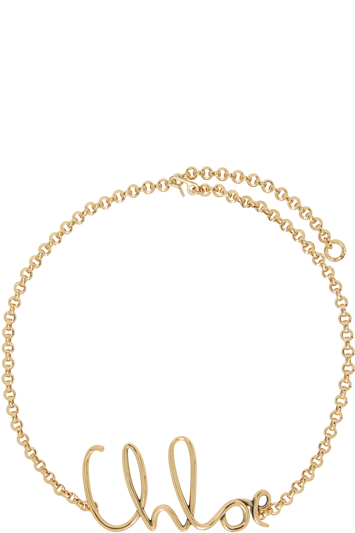 Gold 'The Chloé Iconic' Small Belt