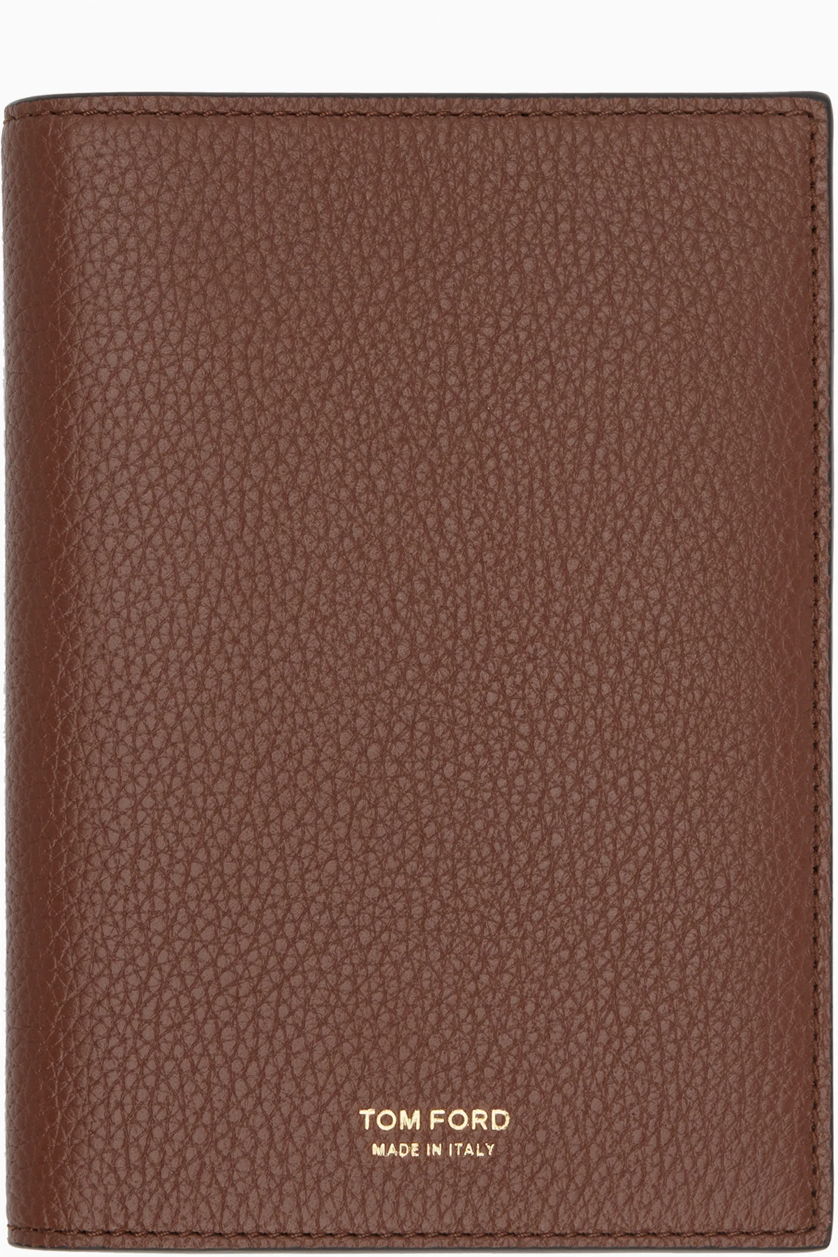 Tan Soft Grain Leather T Line Passport Holder
