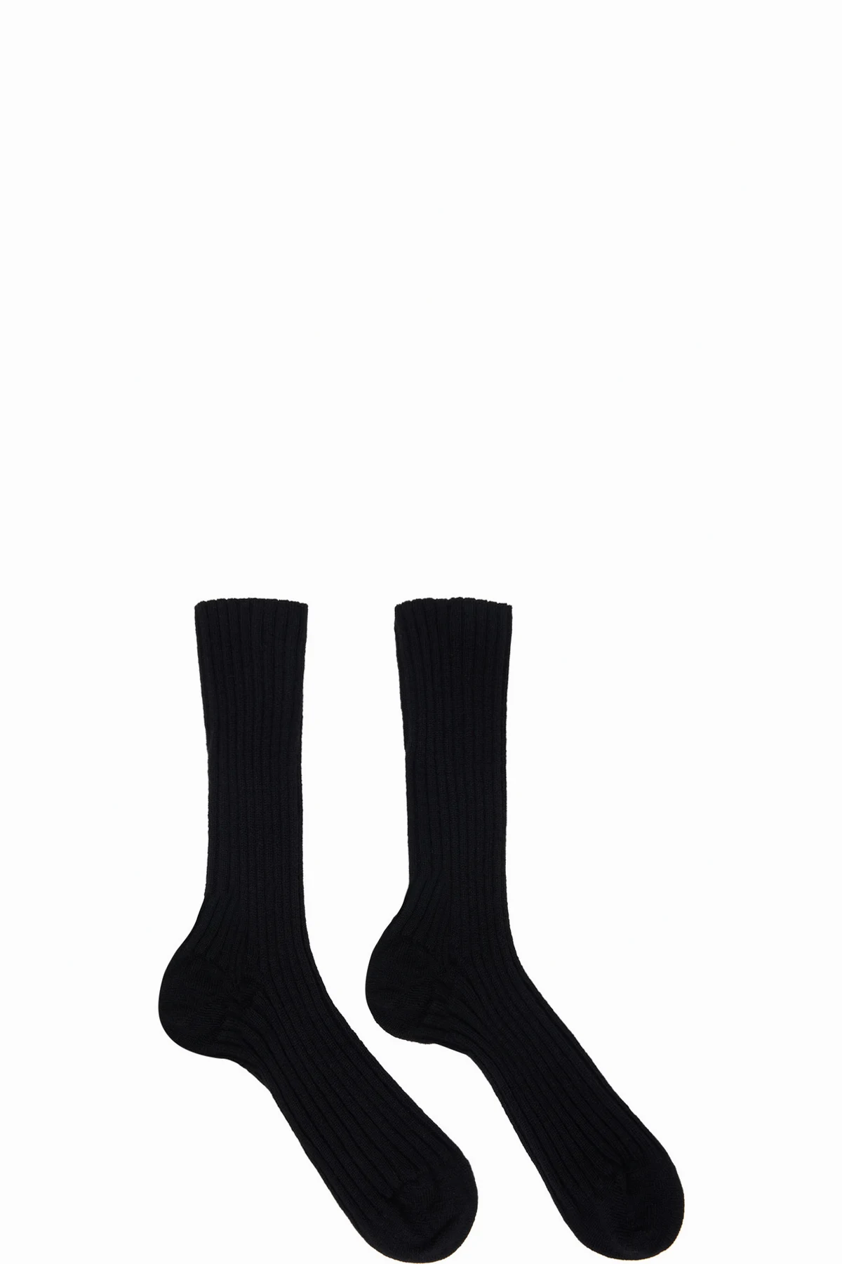 Black Calf Socks