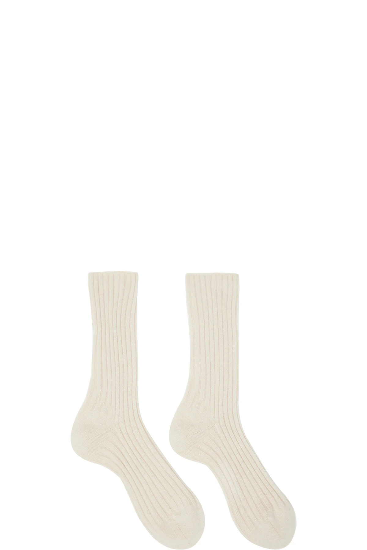 Off-White Calf Socks