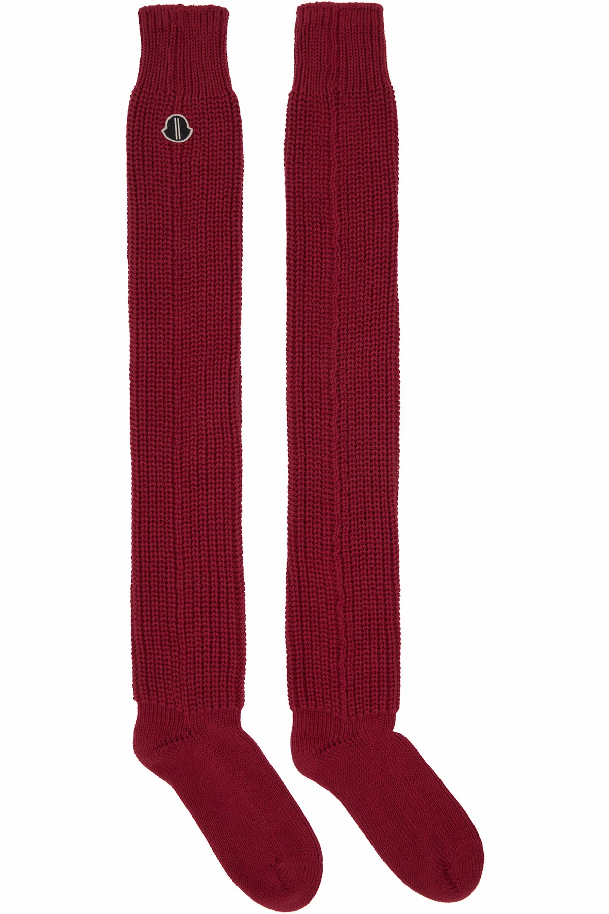 Moncler + Rick Owens Red Hiking Socks