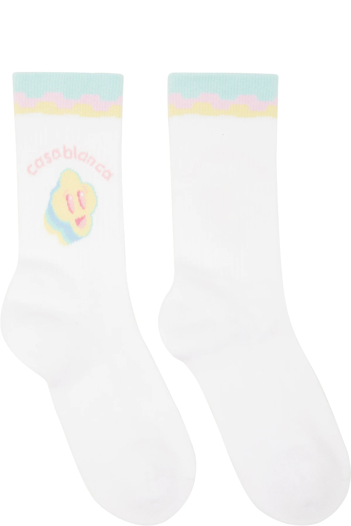 White 'For The Love Of Dance' Socks